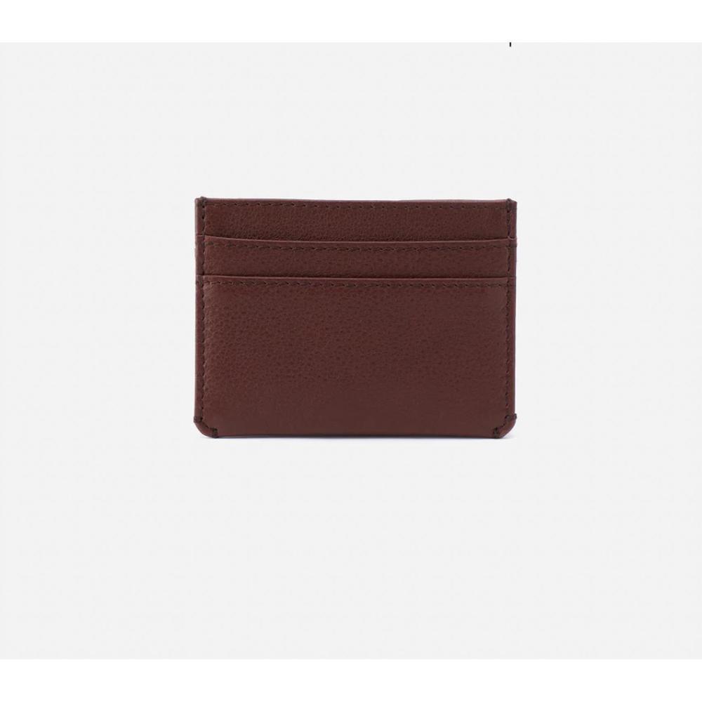 NEW HOBO mens card wallet in brown